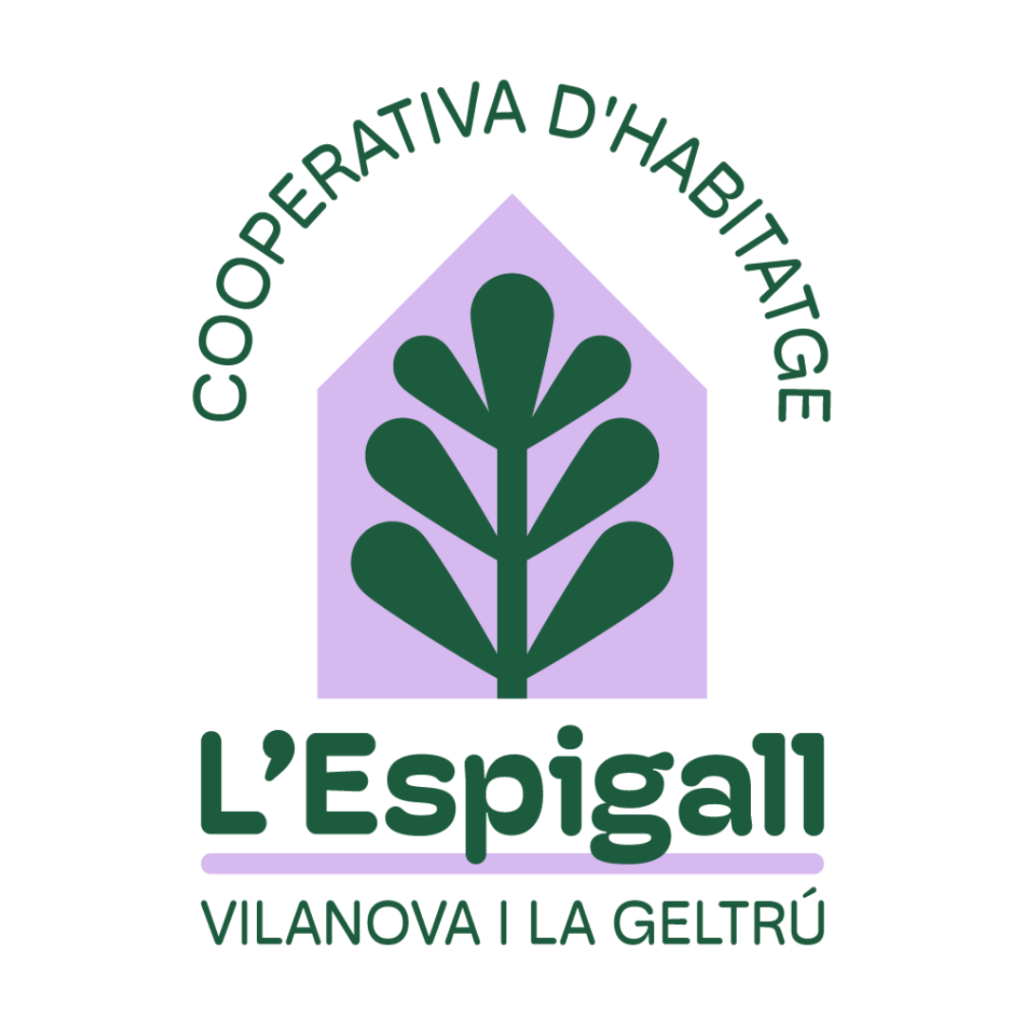 Logo and visual identity for L'Espigall Housing Cooperative
